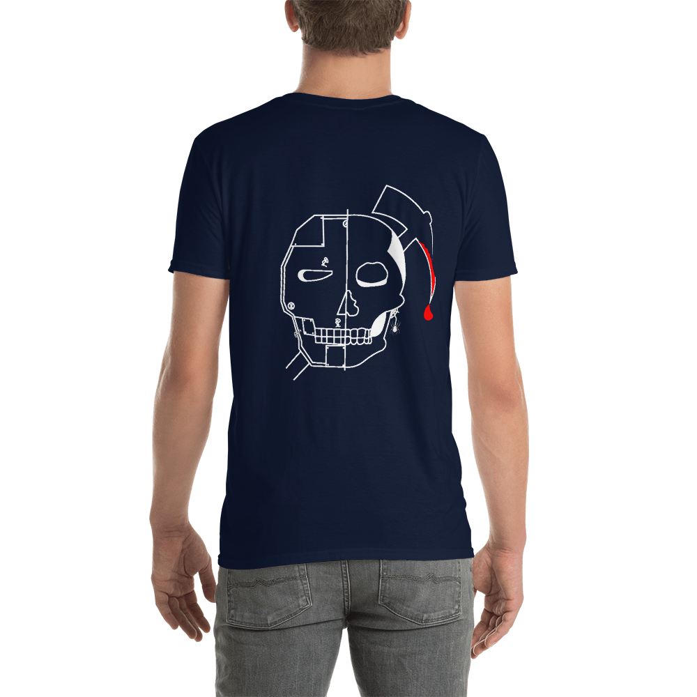 T-shirt Unisexe Robot Head Quesaco
