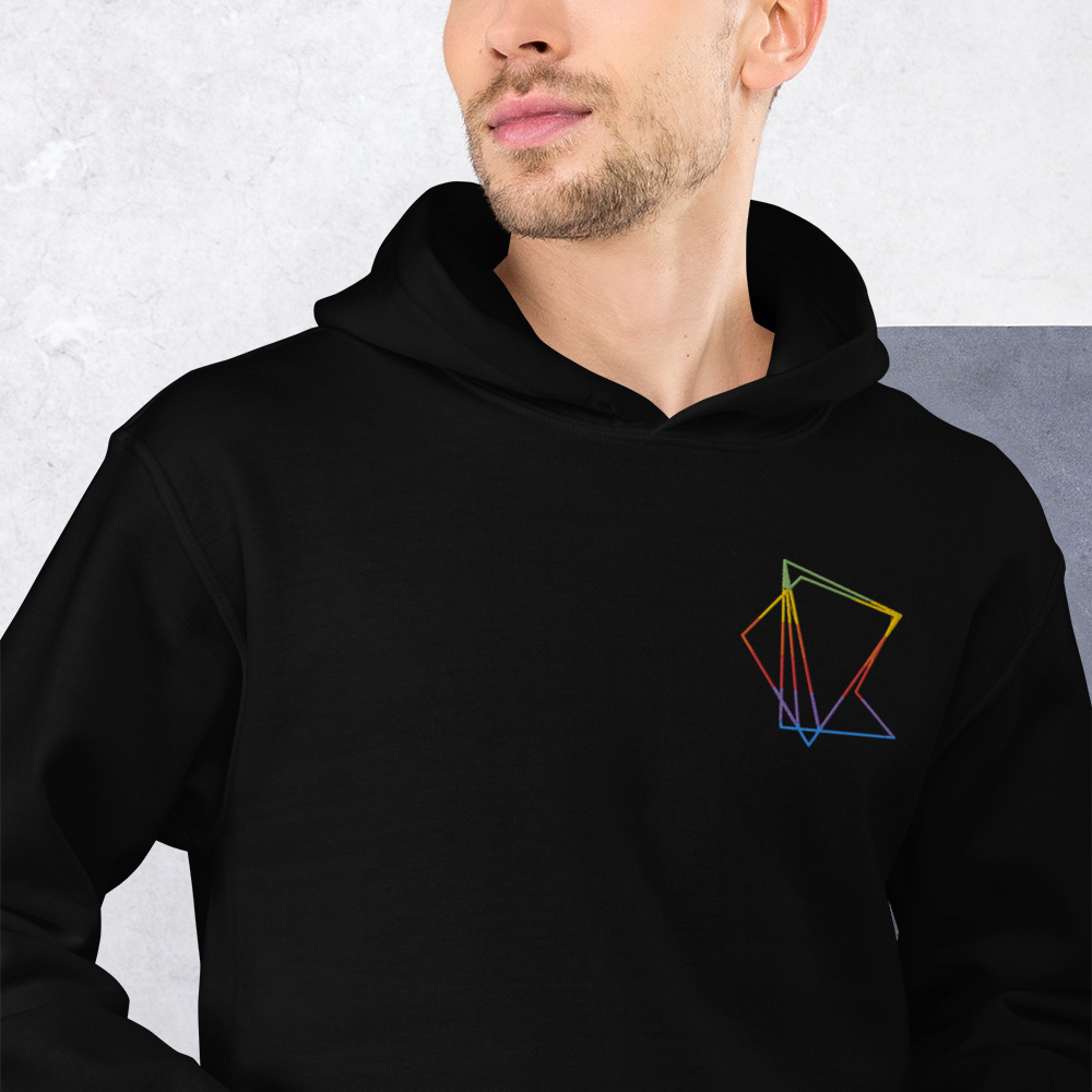 Sweat à capuche unisexe Rainbow Quesaco