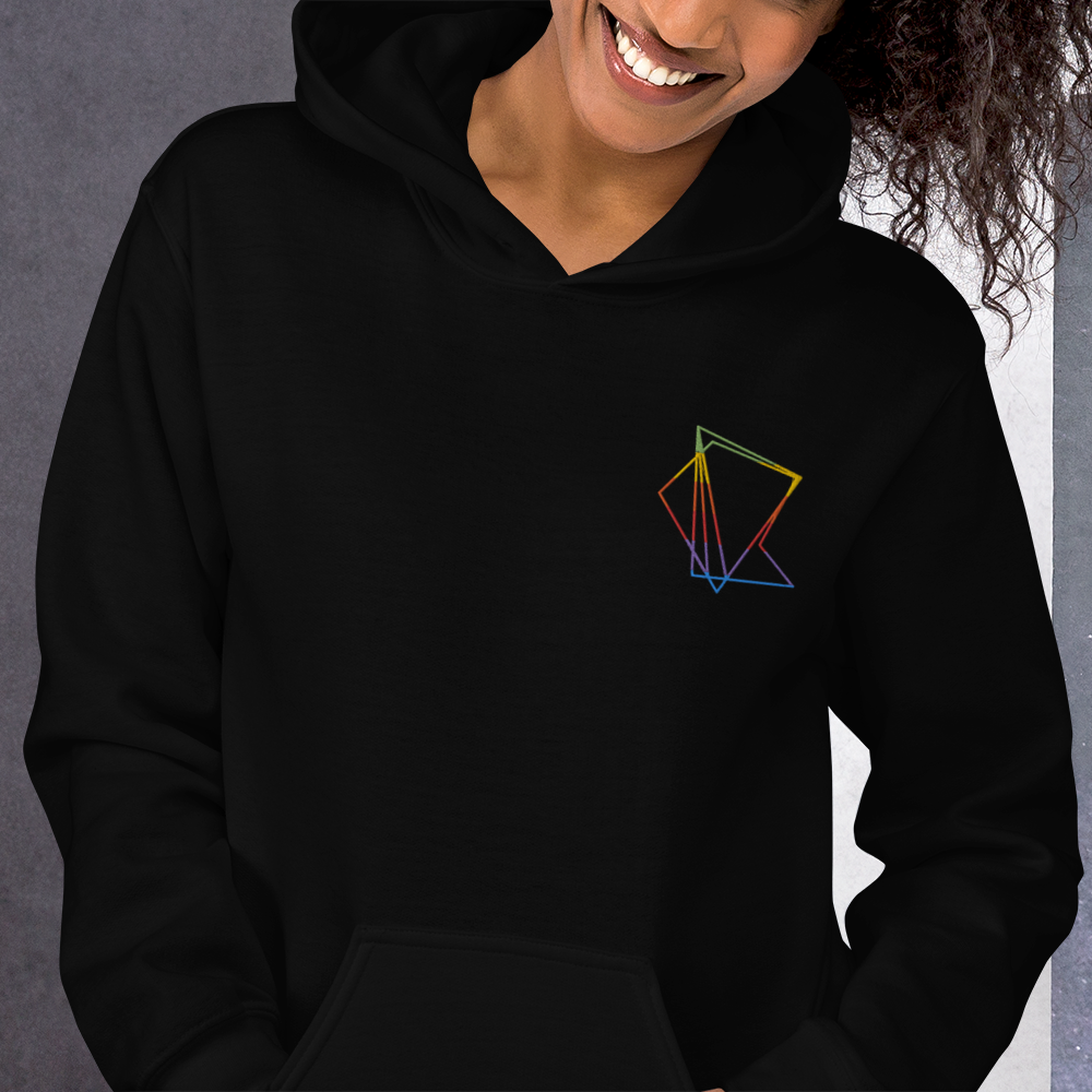 Sweat à capuche unisexe Rainbow Quesaco