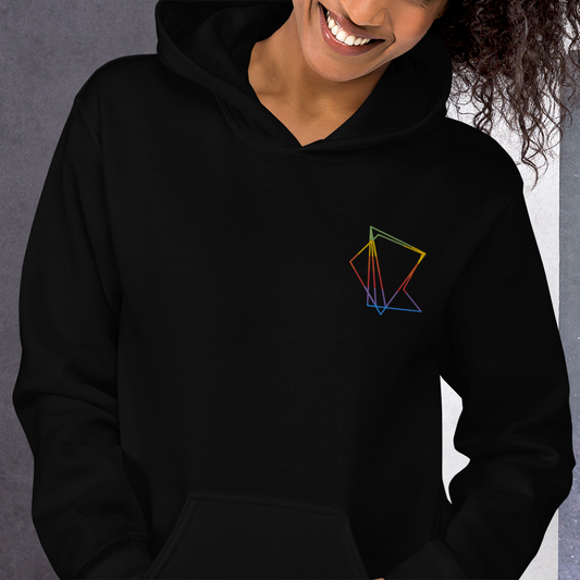 Sweat à capuche unisexe Rainbow Quesaco