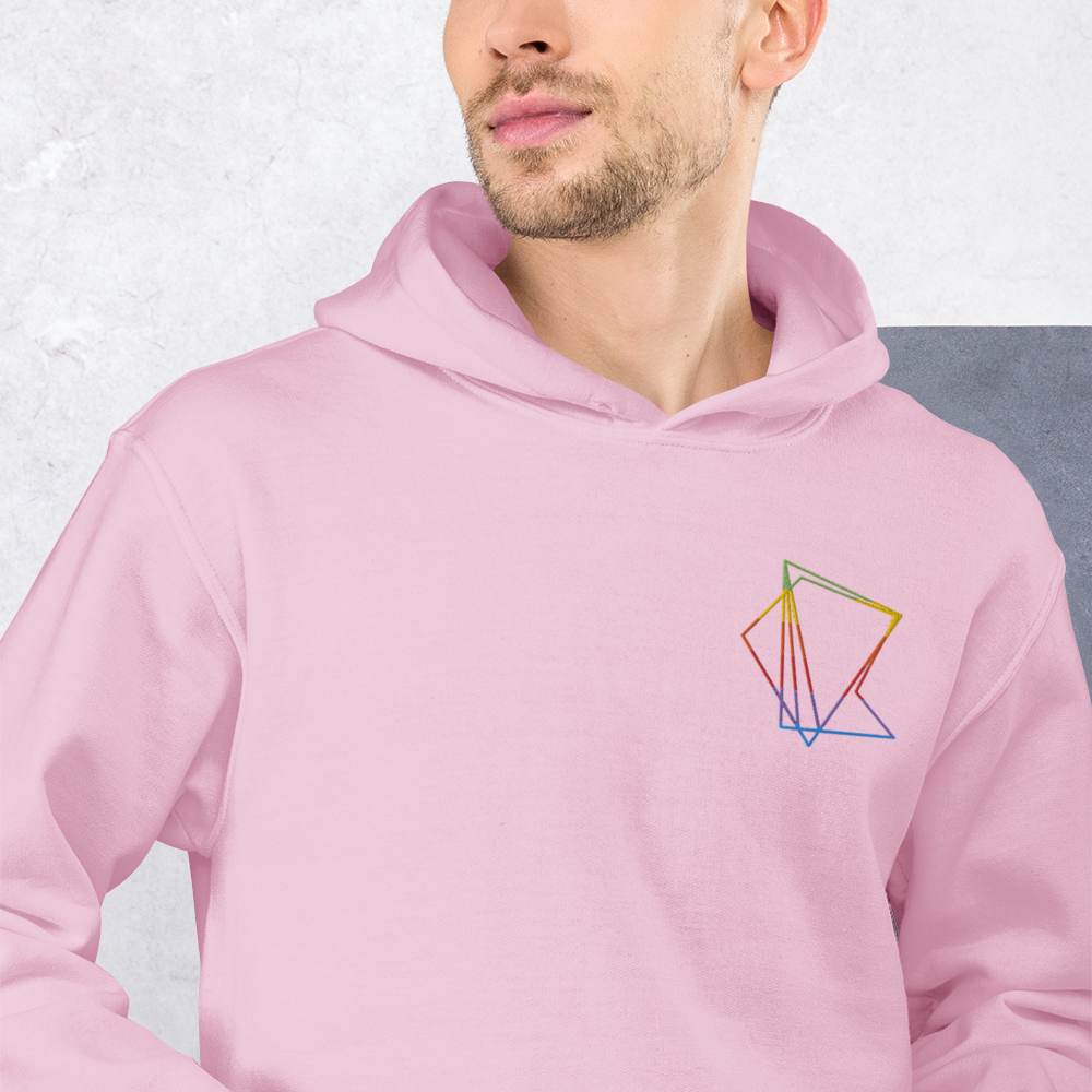 Sweat à capuche unisexe Rainbow Quesaco