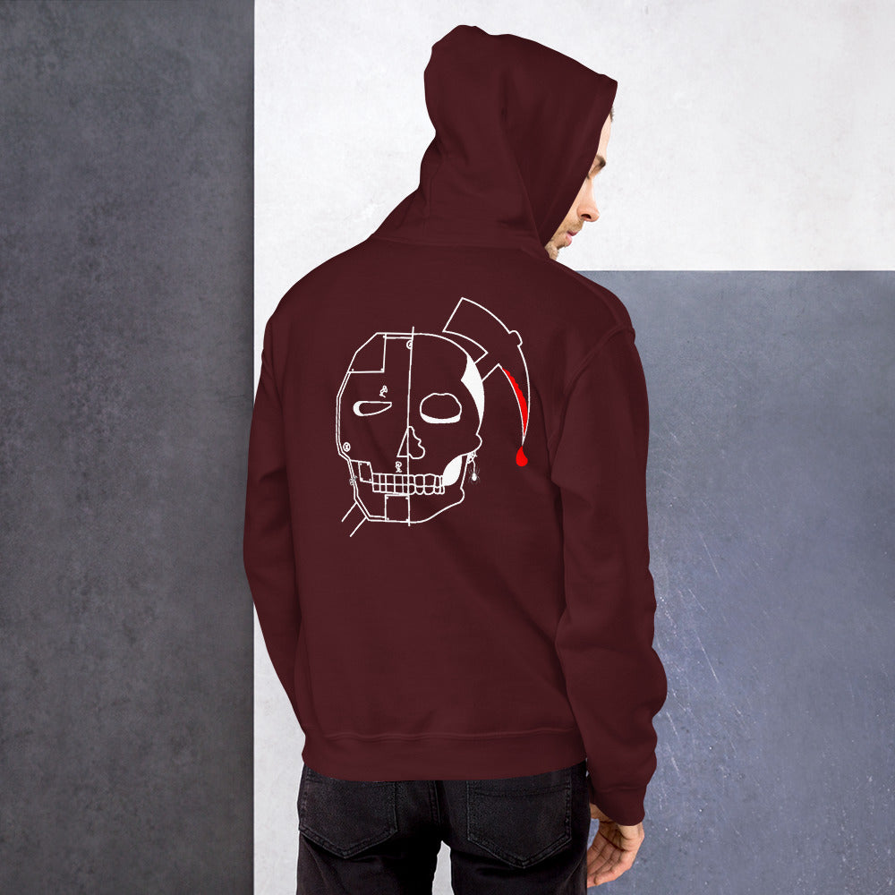 Sweat à capuche Unisexe Robot head Quesaco