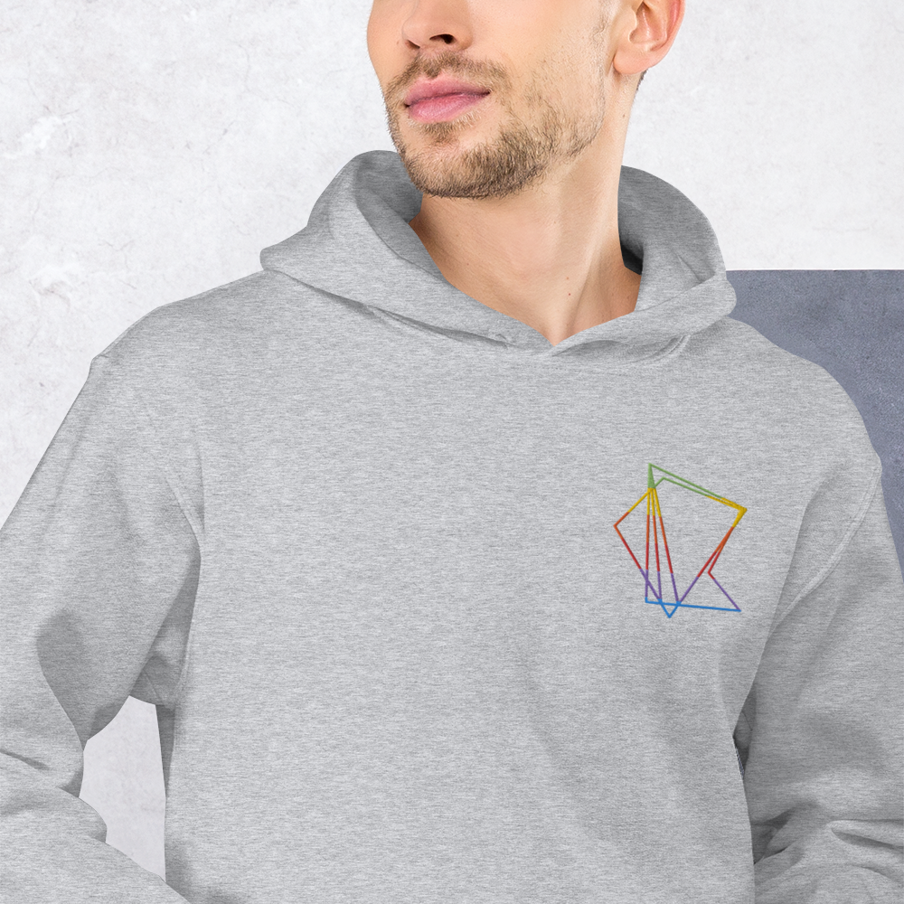 Sweat à capuche unisexe Rainbow Quesaco