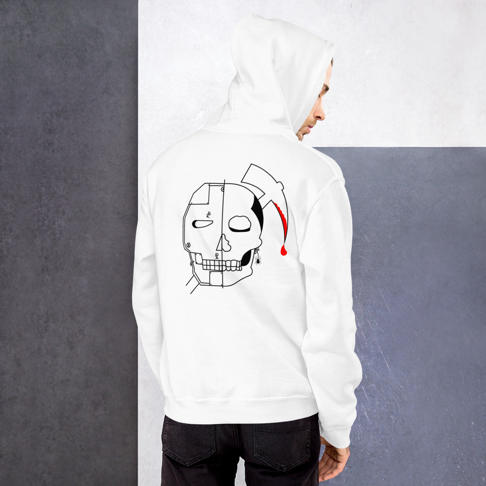 Sweat à capuche Unisexe Robot head Quesaco