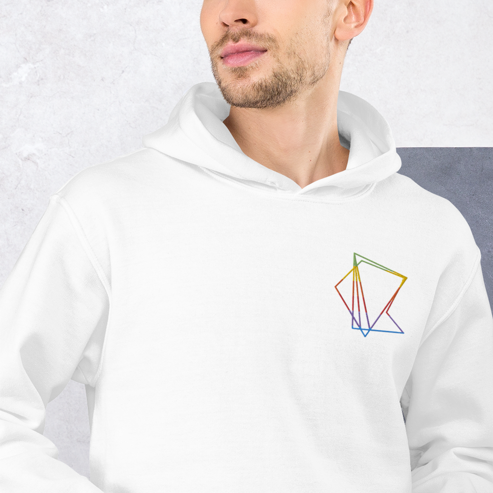 Sweat à capuche unisexe Rainbow Quesaco