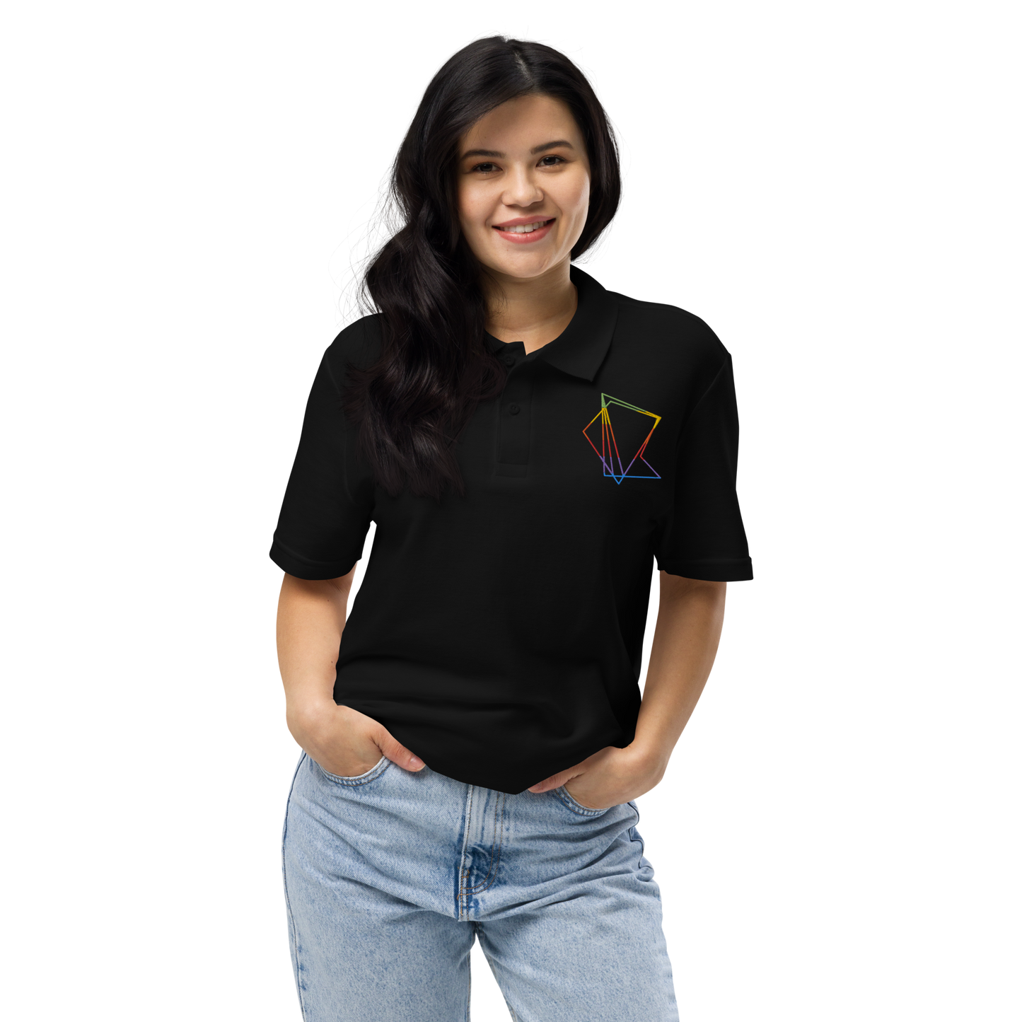 Polo Rainbow Quesaco unisexe