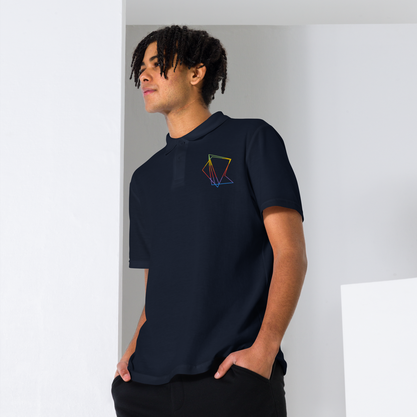 Polo Rainbow Quesaco unisexe