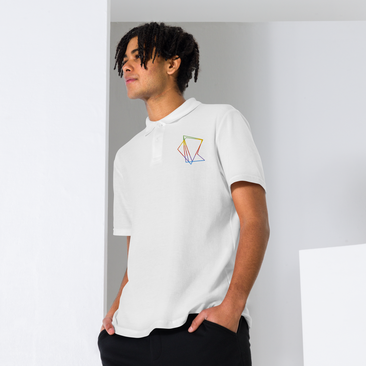 Polo Rainbow Quesaco unisexe