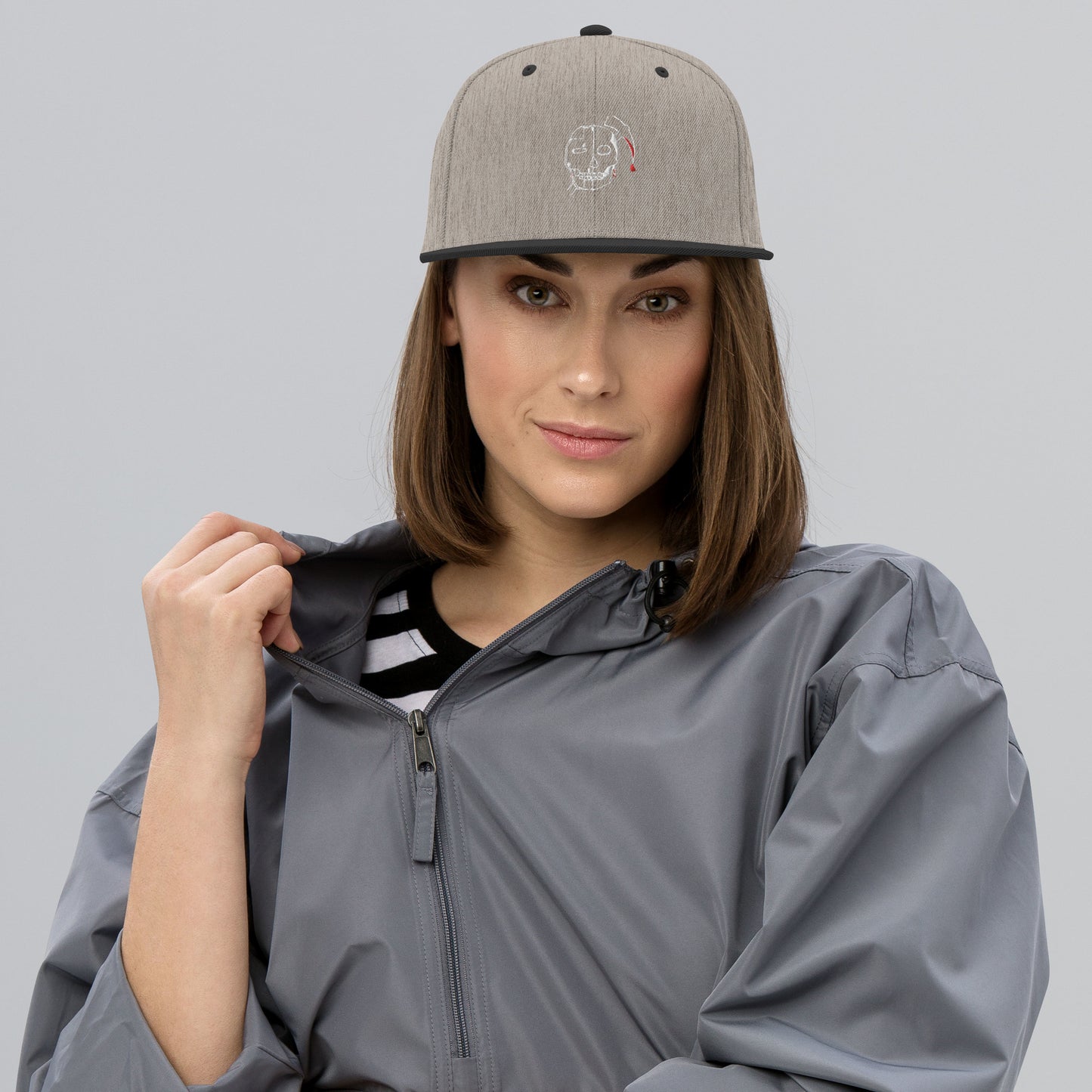 Casquette à visière plate Robot head Quesaco