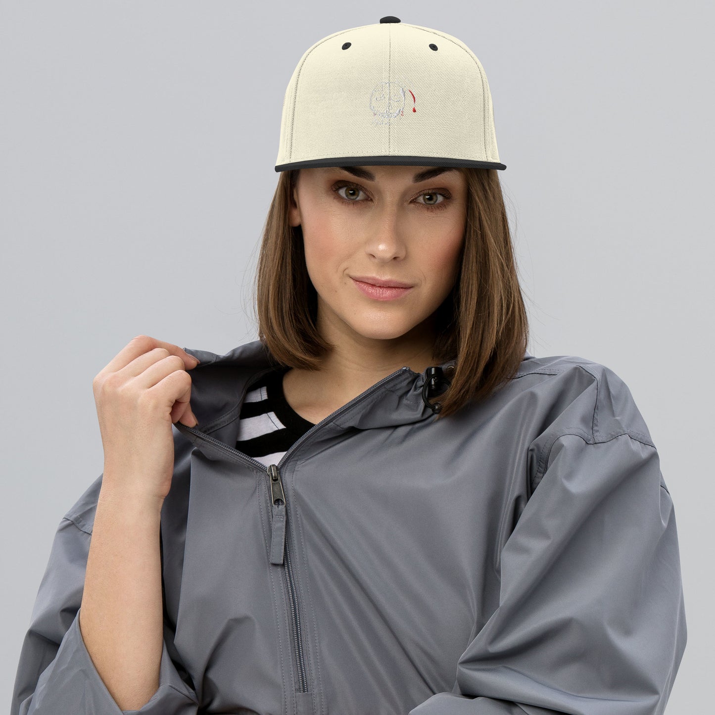 Casquette à visière plate Robot head Quesaco