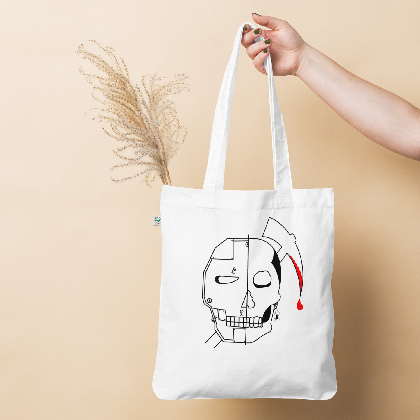Tote bag Robot head Quesaco