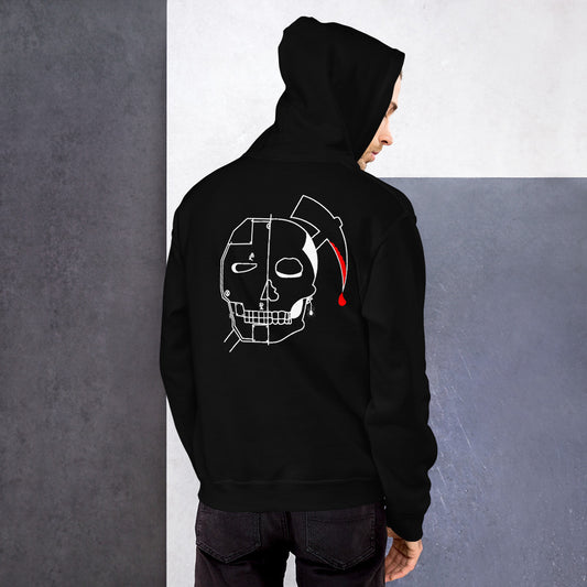 Sweat à capuche Unisexe Robot head Quesaco